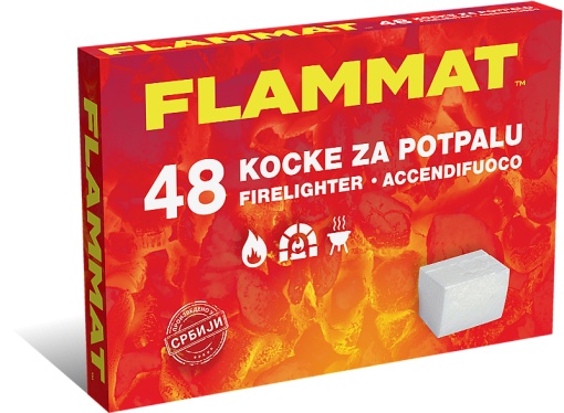 Cuburi Aprindere Foc Flammat – 48 Buc, Ardere Curata