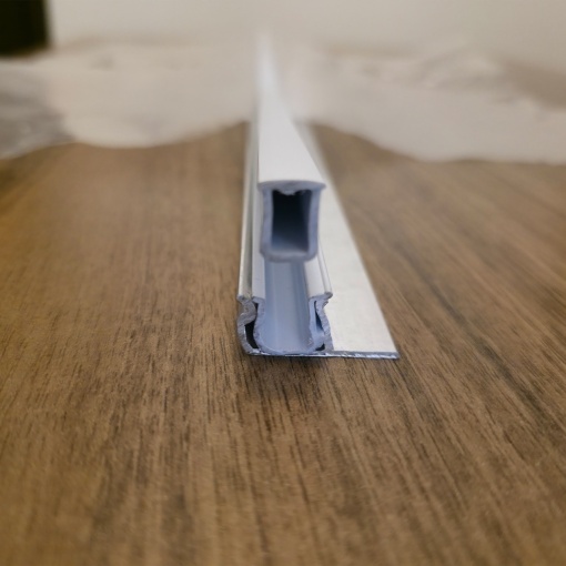 Profil Dublu din Aluminiu cu Sina si Clips pentru Prindere Folie - Img 4