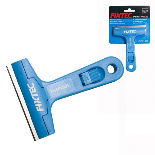 Racleta FIXTEC 100x18mm cu lama rezistenta - Img 2