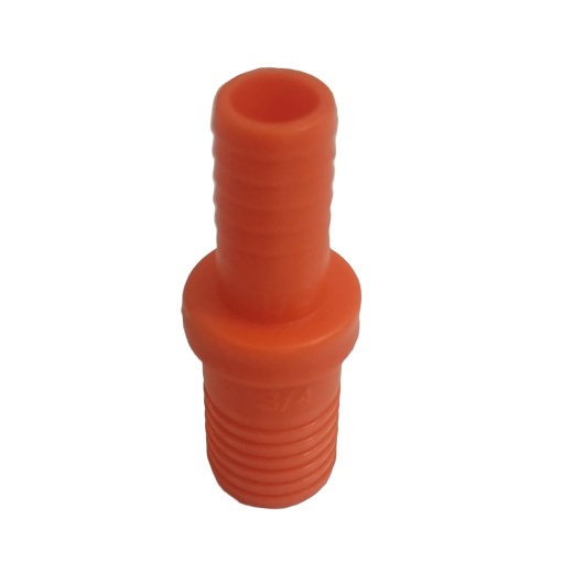 Racord reductor pentru furtun din PVC, cu 2 capete, 1/2" - 3/4" - Img 2