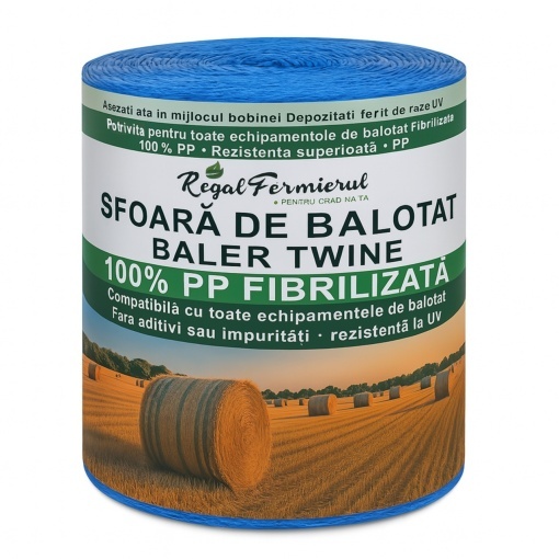 Sfoara pentru balotat Regal Fermierul 1000, rola 5kg - Img 2