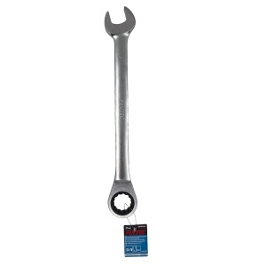 Cheie fixa cu mecanism clichet FIXTEC 27mm, cap rigid, 72 dinti, otel CR-V