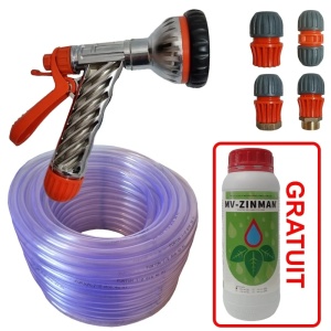 Kit Irigare Gradina Complet 50m – Furtun + Pistol 6 Functii + Accesorii