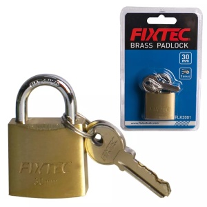 Lacat FIXTEC din Alama 30mm pentru Utilizare Intensiva