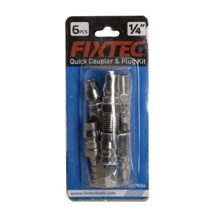 Set 6 Piese FIXTEC Cupla Rapida + Stut 1/4" Universal