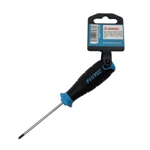 Surubelnita Stea Pozidriv CR-V FIXTEC PZ0 x 75 mm cu varf magnetic