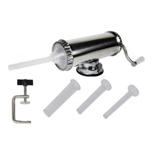 Masina de Preparat Carnati Elefant KY2003, 1.5 kg, inox, Orizontala cu 3 palnii