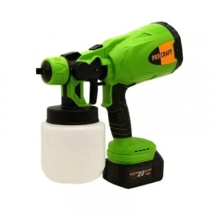Pistol pentru vopsire PROCRAFT PSE20, 800W, 20V, debit 160 ml/min, fara baterie