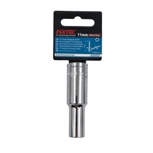 Tubulara de impact 11 mm FIXTEC, antrenare 1/2, lungime 76 mm