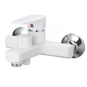Baterie pentru cada din plastic PLAMIX LEO-009 EURO, White