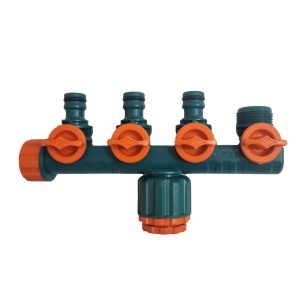 Conector Distribuitor pentru Furtun - 4 Cai Rezistent si Practic