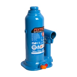 Cric hidraulic tip sticla FIXTEC 6 tone 210–415 mm - Img 2
