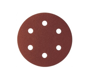 Disc abraziv perforat 225 mm, 6 orificii, granulatie P240
