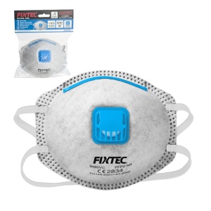 Masca de Protectie FIXTEC cu Filtru Carbon Activ si Valva