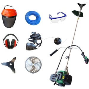 Motocoasa pe Benzina 4.52CP, 52CC, cu 8 Accesorii, HEIMDALL