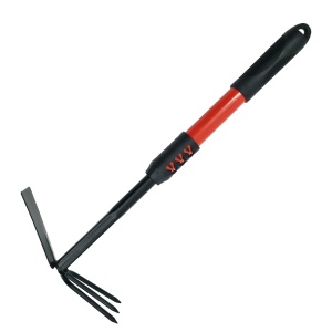 Sapaliga cu 3 dinti si lopatica, maner ergonomic, gradinarit - Img 4