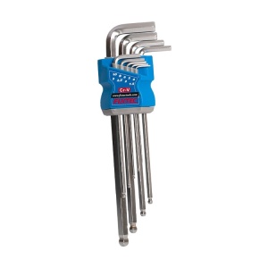 Set 9 imbusuri ball‑point FIXTEC 1.5‑10 mm CR‑V - Img 3