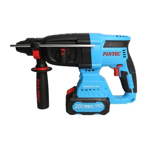 Set Rotopercutor FIXTEC 20V Brushless cu Incarcator Rapid Inclus