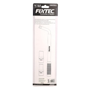 Cheie extensibila pentru roti FIXTEC 21", CR-V, cu 4 capete interschimbabile - Img 2