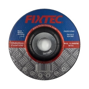 Disc abraziv pentru slefuire FIXTEC 125x6x22 mm