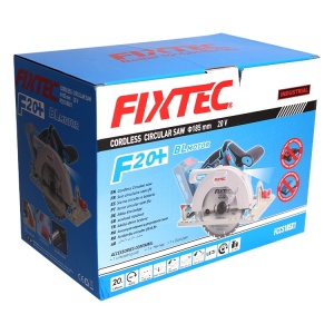 Fierastrau circular FIXTEC 185mm fara fir, motor fara perii, 20V - Img 6