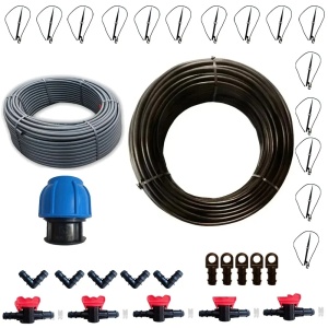 Kit irigare flori si plante ornamentale + aspersie + picurare