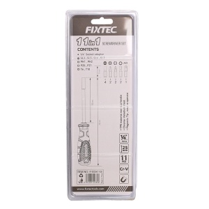Trusa multifunctionala cu surubelnita 33-in-1 FIXTEC cu maner confortabil - Img 5