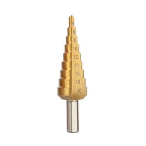 Burghiu treptat FIXTEC 4–20 mm HSS cu strat de titan - Img 2