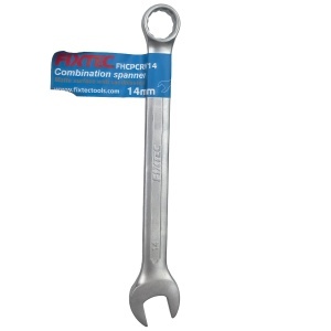 Cheie combinata fixa inelara FIXTEC 14mm din CR-V 36×19.5×18.5cm finisaj lustruit