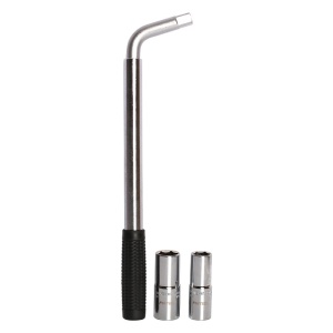 Cheie extensibila pentru roti FIXTEC 21", CR-V, cu 4 capete interschimbabile - Img 3