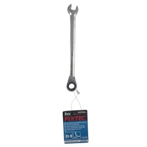 Cheie fixa cu clichet si cap articulat FIXTEC 8 mm 72 dinti