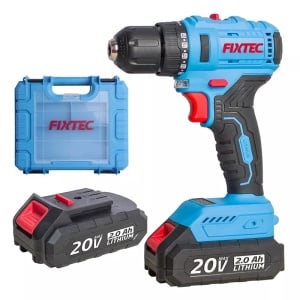 Masina de gaurit si infiletat FIXTEC 20V cu motor fara perii, 2x2000mAh - Img 1
