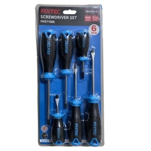 Set 6 surubelnite magnetice Fixtec cu maner ergonomic soft grip