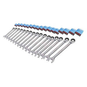 Cheie combinata FIXTEC 16 mm cu cap clichet articulat, 72 dinti - Img 2
