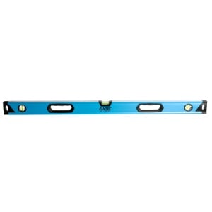 Nivela din Aluminiu FIXTEC 100 cm cu Rigla si Indicator de Nivel - Img 1