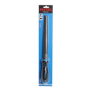 Pila Semirotunda FIXTEC 200 mm din Otel Carbon cu Maner Confortabil