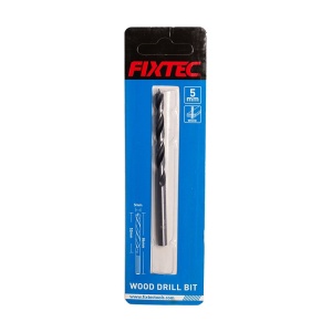 Burghiu pentru lemn tip spiral FIXTEC 5 mm x 86 mm