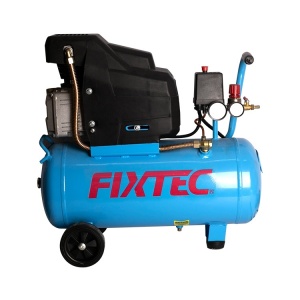 Compresor aer FIXTEC 2CP, 24L, 8 bar, mobil, 206L/min