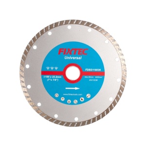 Disc Diamantat FIXTEC Turbo pentru Taiere 180x22.2mm