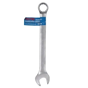 Cheie combinata fixa-inelara FIXTEC 21mm din otel CR-V 35x27x11cm finisaj lucios