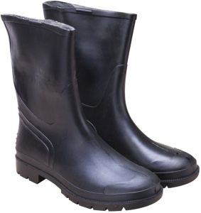 Cizme PVC Model Bursuc Negre