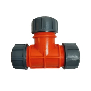 Conector Teu Ajustabil cu Filet pentru Furtun 3/4''