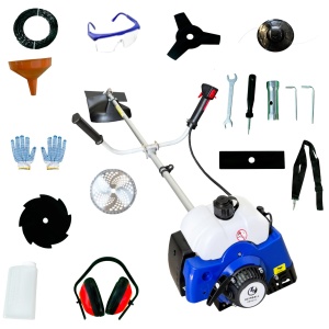 Motocoasa pe Benzina 42.5CC cu 12 Accesorii - Heimdall HM-4212