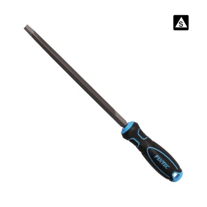 Pila triunghiulara FIXTEC 8 inch cu maner confortabil