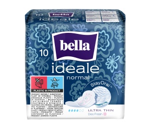Absorbante Igienice Bella Ideale Ultra StayDrai – 10 Buc, Micro-Capsule, Flexi-Fit
