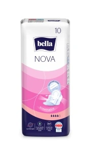Absorbante Igienice Bella Nova – 10 Buc, SoftiPlait, Extra Confy, Cu Aripioare, Pentru Protecție Sigură