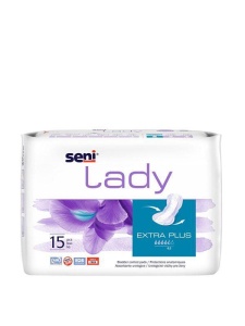 Absorbante Urologice Seni Lady Extra Plus 15×33 cm 15 Bucăți Absorbante pentru Incontinenta Ușoară