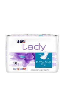 Absorbante Urologice Seni Lady Extra Plus 15×33 cm 15 Bucăți Absorbante pentru Incontinenta Ușoară