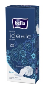 Absorbante Zilnice Large Bella Panty Ideale - 20 Buc, StaySofti™, Formă Alungită