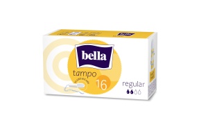 Tampoane Igienice Bella Tampo Regular Fără Aplicator, 16 Buc, Pentru Flux Menstrual Moderat